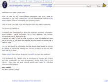 Tablet Screenshot of mccarthy.careersalert.com