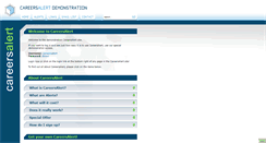 Desktop Screenshot of careersalert.com